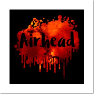 Airhead Funny 80's graphic Posters and Art